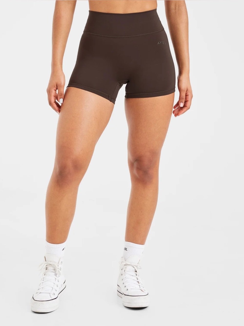 NWT Aybl Women’s Staple Shorts Color Coffee Brown